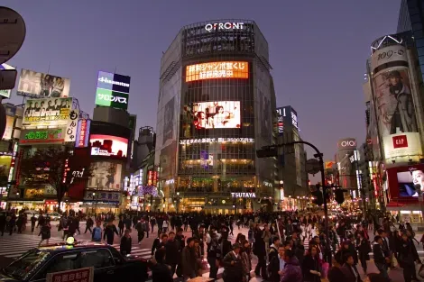 The crossroads of Shibuya (Tokyo) is one of the emblematic places of the district.