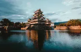 Matsumoto Castle, also known as the "Crow Castle" due to its black exterior