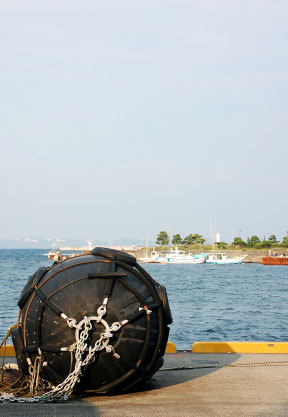 The port in Atami, Shizuoka, Japan.