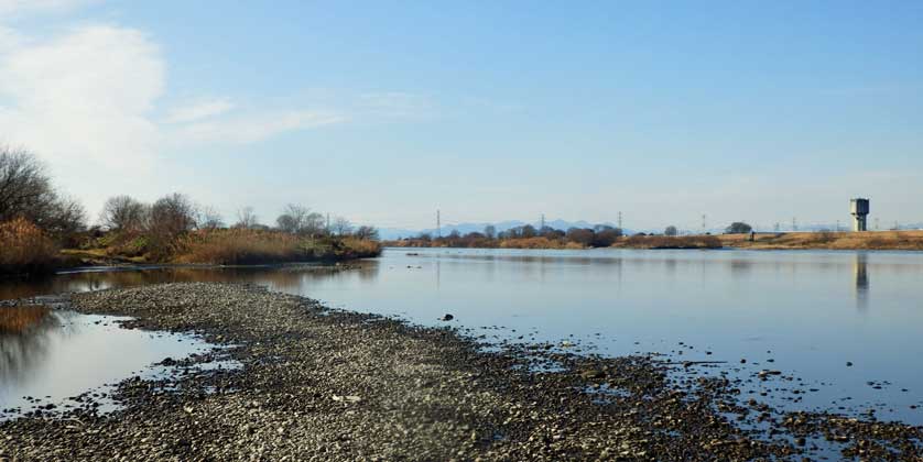 Tone River in Kumagaya, Saitama Prefecture, Saitama Prefecture, Japan.