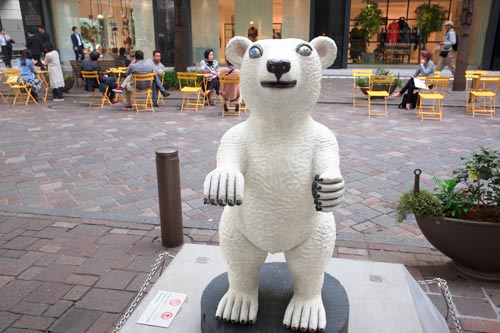 Animal 2015-08B by Atsuhiko Misawa, Marunouchi Naka-dori Avenue, Tokyo.