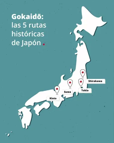 Mapa Gokaido