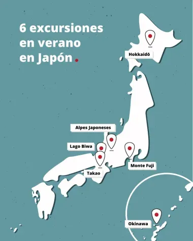 6 excursiones en verano en Japón