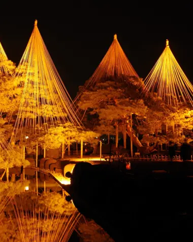 Illuminations de nuit, Kenrokuen