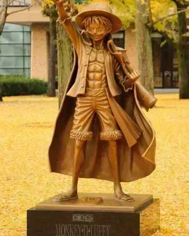 Statue de Luffy à Kumamoto
