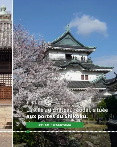 Wakayama, ville au château féodal située aux portes du Shikoku