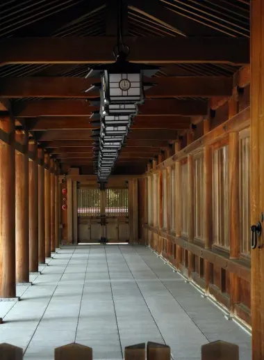 Intérieur du sanctuaire Kashihara jingu