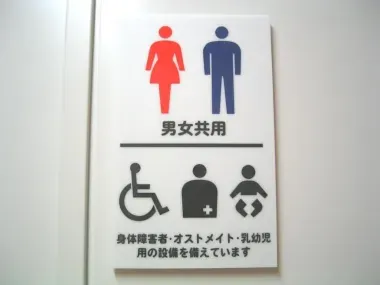 Toilettes accessibles aux personnes à mobilité réduite