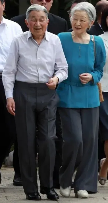 Le couple impérial japonais en 2016