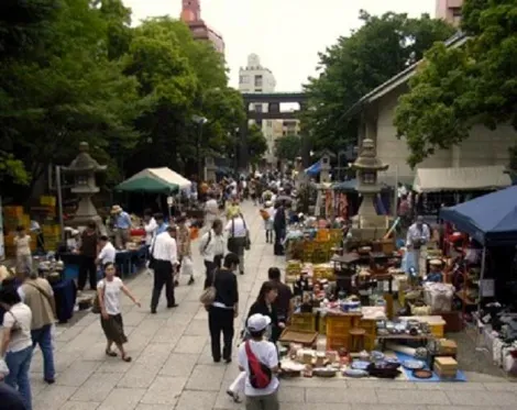 Il mercato di antiquariato Oedo, che ha aperto nel 2003, è un posto occupato ogni prima e terza Domenica del mese.