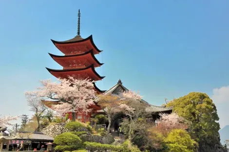La pagoda del pebellón Senjokaku.