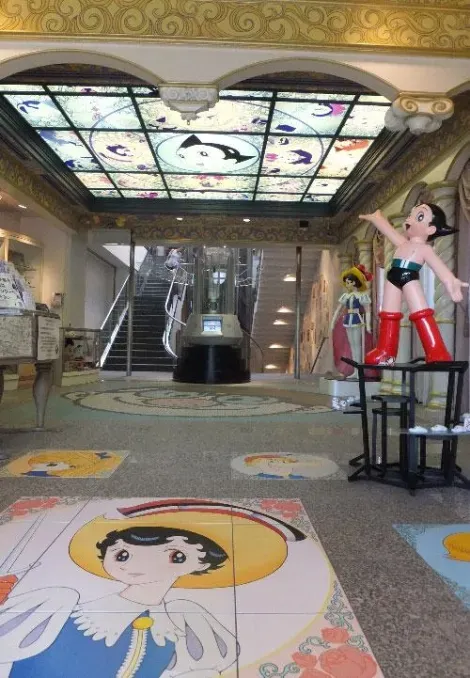 La entrada del museo Osamu Tezuka,