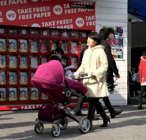 En Japón es fácil conseguir donde alquilar cochecitos para bebés.