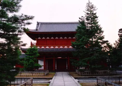 Facciata del Myoshin-ji (Kyoto).