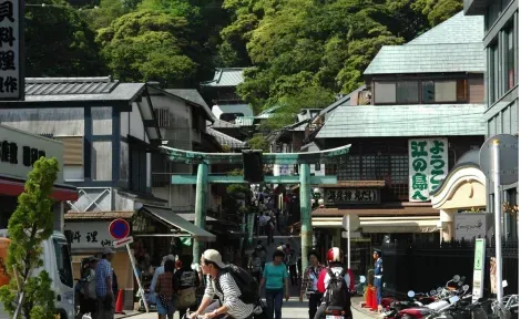 La rue marchande de Fujisawa