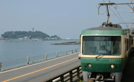 Le monorail menant à Enoshima