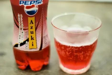 Una extravagancia japonesa...Pepsi con sabor a azuki.