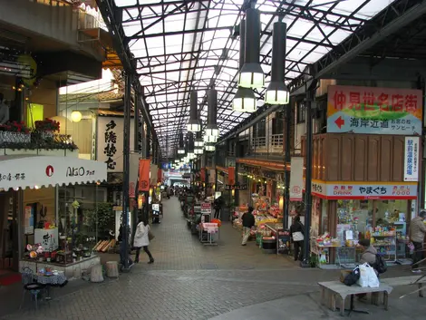 La rue Nakamise d'Atami