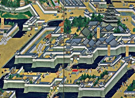 Le chateau d'Edo à l'époque des Tokugawa