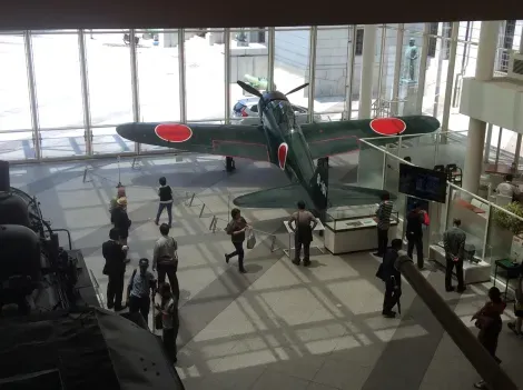 El famoso avión de combate Zero de la Segunda Guerra Mundial es la estrella de este museo.