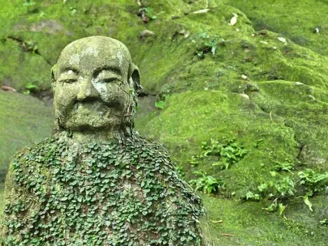 Une des cinq cents statues de l'Unganzen-ji