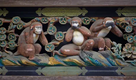 Les Trois singes du Nikko Toshogu