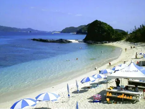 La playa de Yonaguni.