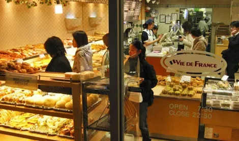 Panadería "Vie de France" en Tokio.