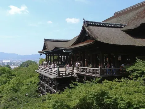 Le Kiyomizu-dera de Kyoto a servi de lieu de tournage du film Wasabi