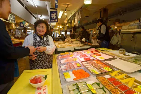 Nokke-don au marché d'Aomori