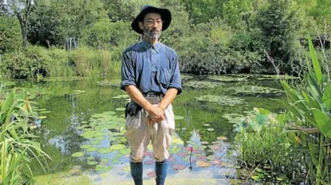 Yutaka Kawakami, le jardinier en chef du jardin de Claude Monet à Kitagawa