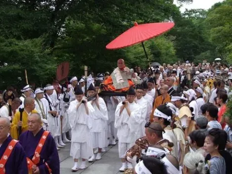 La parade de l'Aoba matsuri, dans la ville de Koya