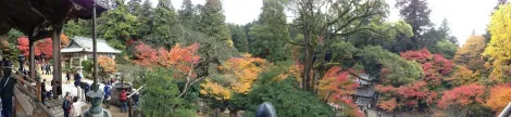 Engyô-ji, vue depuis le Mani-den