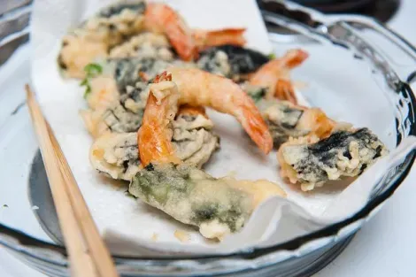 El umami se puede encontrar en crustáceos y legumbres.