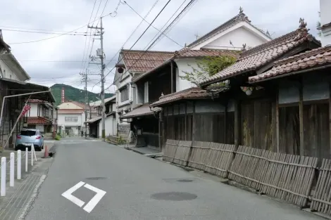 Calle tradicional de Saijo, al este de Hiroshima.