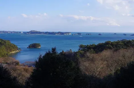 La baie de Matsushima, dans la région du Tohoku