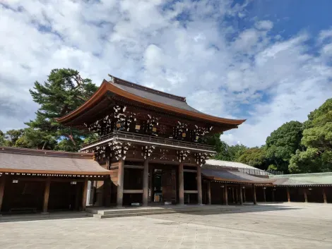 Meiji-jingu, célèbre sanctuaire de Tokyo