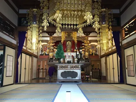 Intérieur du temple Soji-ji