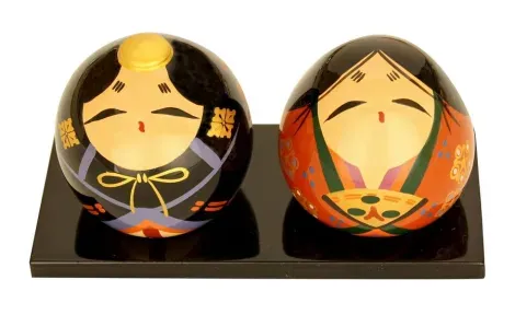 Couple de poupées - Artisanat "Ouchi-nuri"