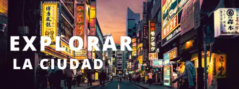 Explorando la ciudad de Tokio Banner Explorando la ciudad de Tokio