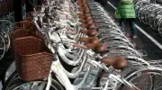 Servicio de bicicletas gratis instalados en Setagaya por Sanyo.