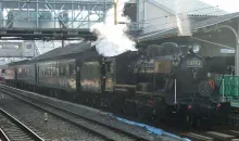 El tren de vapor de Kyushu, el SL Hitoyoshi