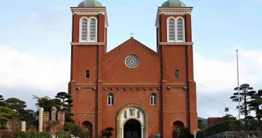 La cathédrale d'Urakami, au nord de Nagasaki.