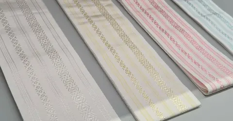 Obi belts made out of silk Hakata-Ori fabric Obi belts made out of silk Hakata-Ori fabric