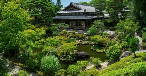 Le jardin Yoshiki-en à Nara