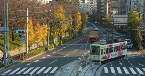 Le tram Toden Arakawa de Tokyo