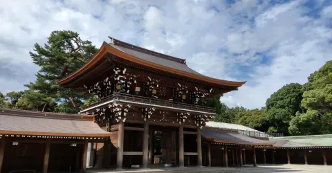 Meiji-jingu, célèbre sanctuaire de Tokyo
