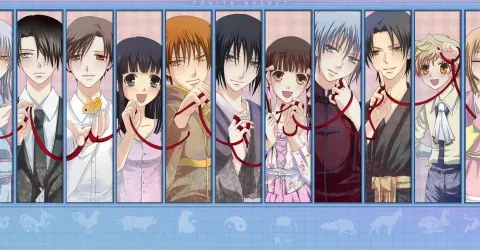 Quelques uns des nombreux personnages du manga