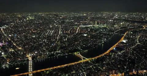 Vue depuis la Tokyo Skytree Vue depuis la Tokyo Skytree