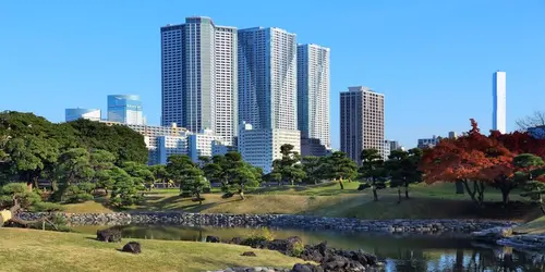 Hamarikyu, le jardin japonais entre les buildings de Tokyo